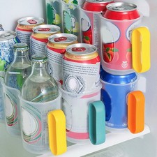 Scaffale Porta Lattine Frigo Birra Portaoggetti Bevande Portaoggetti Portatile