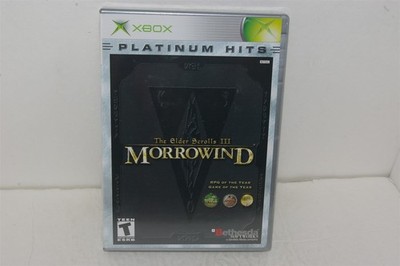The Elder Scrolls III: Morrowind Platinum Hits (Microsoft Xbox, 2002) SEALED NEW
