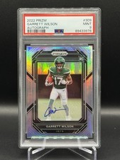 2022 Panini Prizm Garrett Wilson Silver Auto PSA 9 Jets Jets Jets