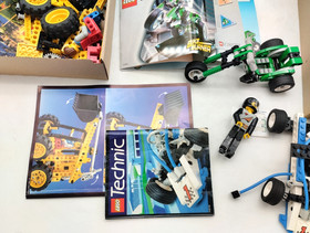 LEGO 8230 8235 8216 8236 Bundle Collection Technic Original Packaging Box Vintage Retro Technic