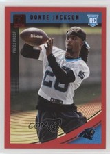 2018 Panini Donruss Rookie Press Proof Red Donte Jackson #373 4k8