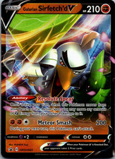 Carta Pokemon Galarian Sirfetchd V SWSH043 Holo promo ultra rara