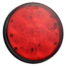 Grote 53252 Supernova, 10-Diode Pattern Led Stop/Tail/Turn Light, Round, 4 5/16