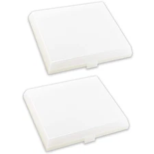2-Pack 8x7 Bathroom Vent Fan Light Cover Replacement for Nutone, Broan, Kenmore