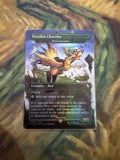 Paradise Chocobo - Birds of Paradise Borderless Foil x1, MTG, FIC, NM
