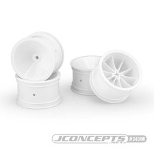 Jconcepts JCO3404W Mono RC10 RC10B2 RC10B3 2.2" rear wheel White 4 