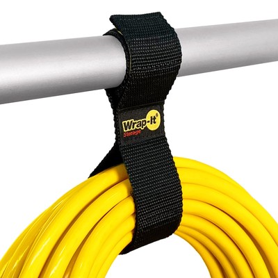 Twin-Straps 12''(6-Pack) Hook and Loop Hanging Cord Wrap for Multi-Purpose