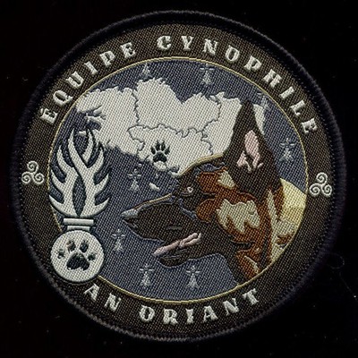 GENDARMERIE / BRETAGNE - CYNOPHILE TEAM - HUND - STOFF