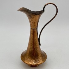 Vintage Miniature Hammered Copper Pitcher Dollhouse American Girl Collectable