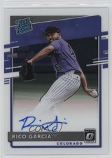 2020 Panini Donruss Optic Rated Rookie Signatures Rico Garcia #RRS-RG Auto 10ea