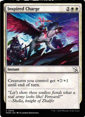 Inspired Charge 19 C March of the Machine Magic: The Gathering NM/M