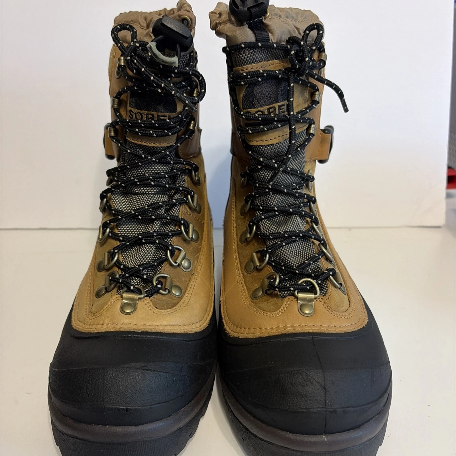 Sorel, Conquest WP, snow boots, mens, size 8 color: bark