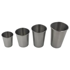 10Pcs Portable Stainless Steel Drinkware Stable Beer Cups For Quality Lifestyle
