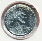 1943 WWII Lincoln Wheat Steel Penny Collectible US Collection Very Good War Coin