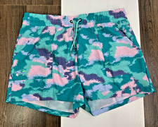 NEW Under Armour Youth XL Blue Camo Swim Shorts Performance UPF 50 NWT