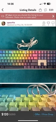 Cherry Custom Keyboard - image 1 of 4