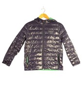 Vineyard Vines Kids Boys Sz M Hooded Puffer Jacket Navy Green Full Zip