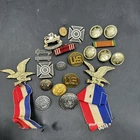 Assorted Antique Vtg ORIGINAL WWII Medal Military Army MEDALS & RIBBON BARs. ML