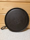 Griswold #9 Cast Iron Griddle Large Block logo 609  Restored