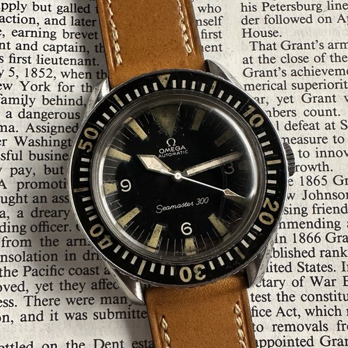 1966 Omega Seamaster 300 Big Triangle No Date 165.024 CB Case ...