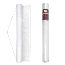 White Wedding Aisle Runner - Professional-Grade Nylon, Includes Tape Double-S...