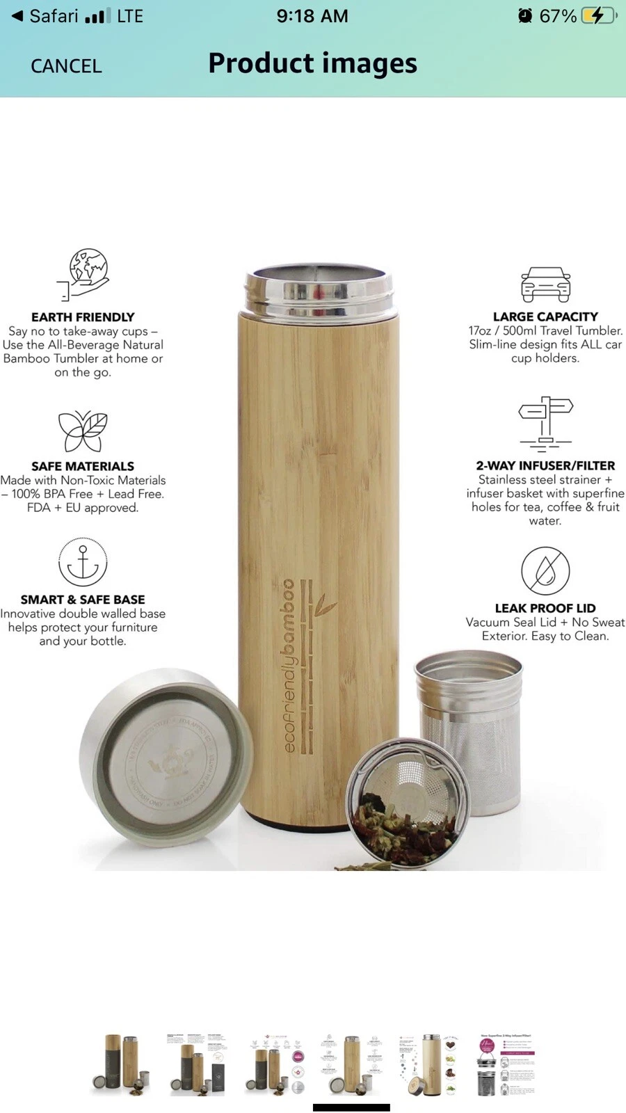 Teabloom Travel Tumbler