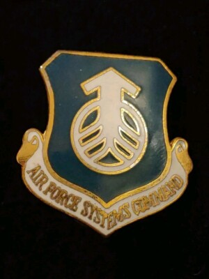 Air Force Systems Command Lapel Hat Pin Badge Arrow Up