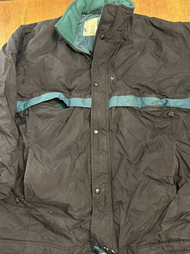 Vintage Wearguard Winter Full Zip Jacket Insulated XL Navy Blue - Picture 4 of 7