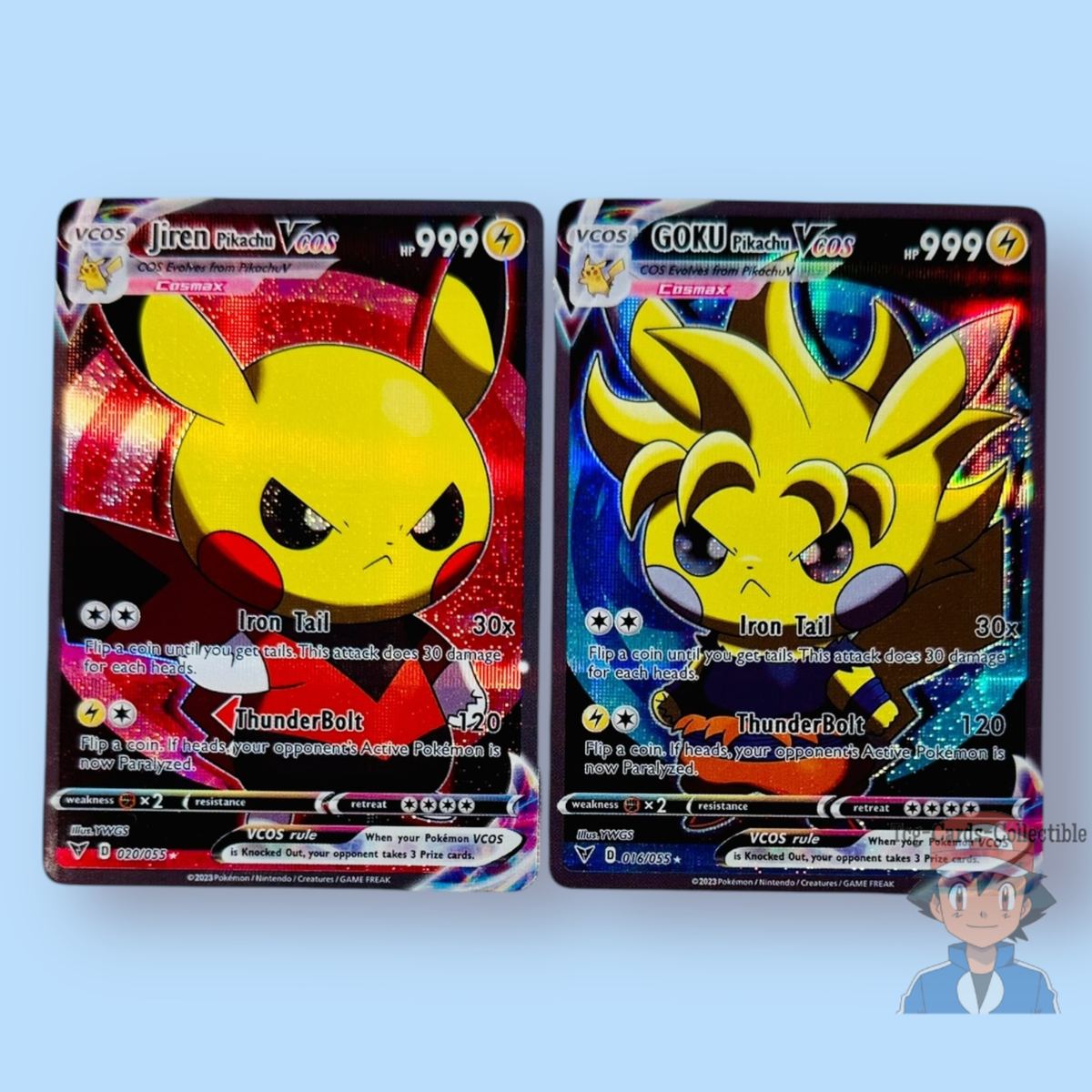 Pikachu Goku + Jiren Dragon Ball Super Cute Cosplay Doujin ACG