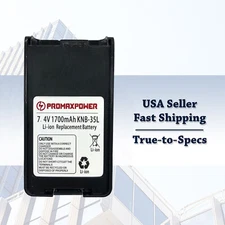 Radio Battery for Kenwood KNB-24, KNB-35L, KNB-55, NX-220 [1700mAh | Li-Ion]