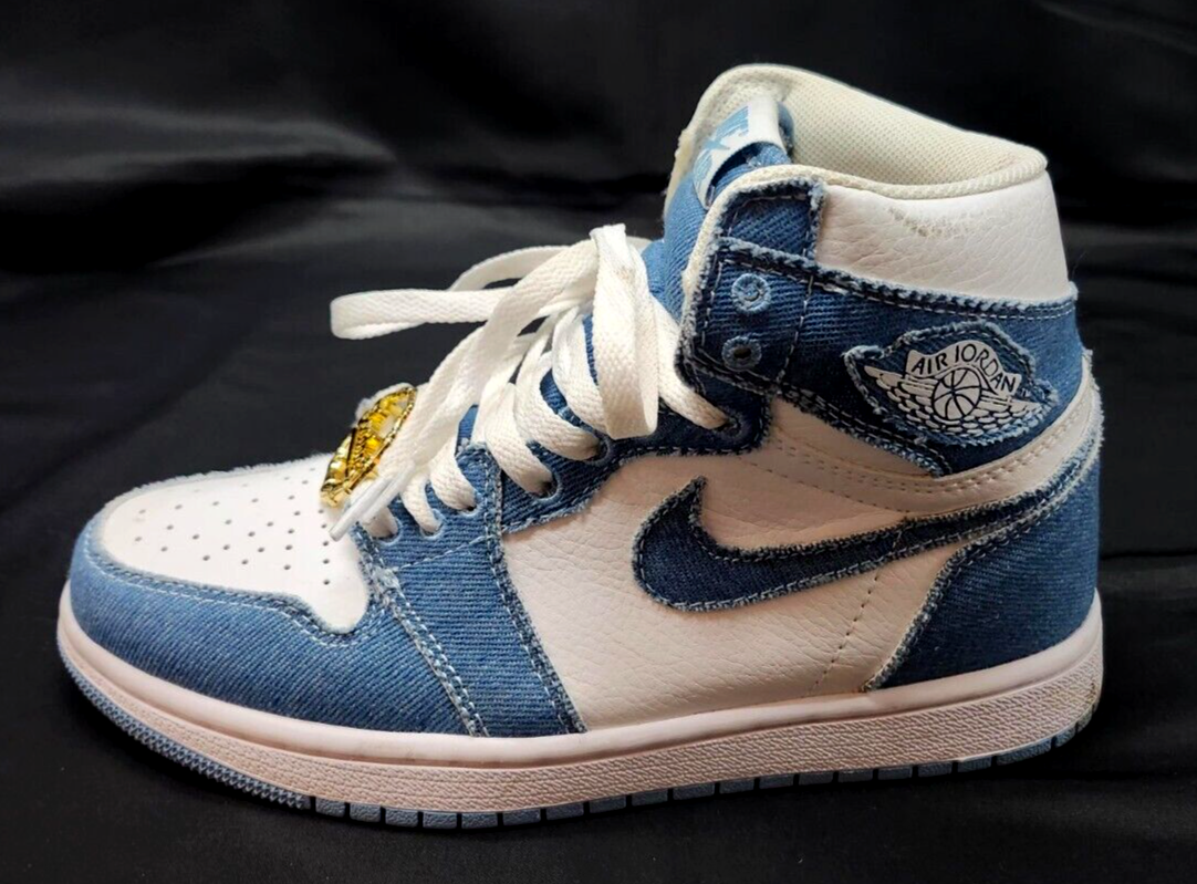Nike Air Jordan 1 I Retro Denim High DM9036-104 Size 6.5 LEFT SHOE