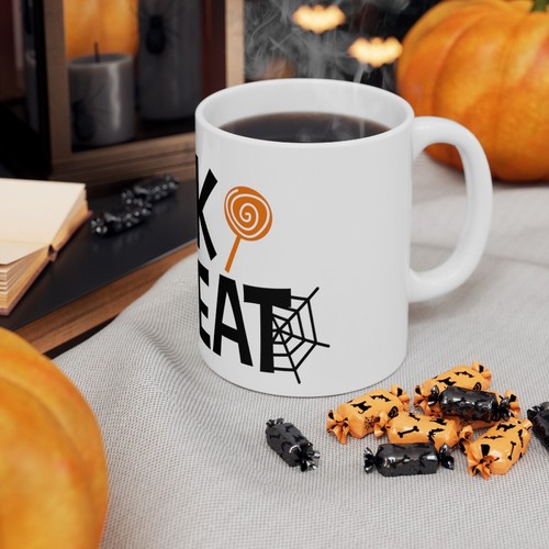 Spooky Trick or Treat Halloween Tasse | Festliche Kaffeetasse | Halloween Geschenkidee - Bild 7 von 13