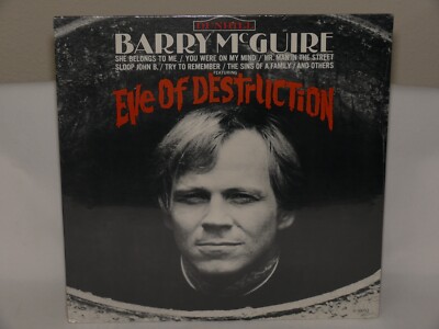 BARRY MCGUIRE ~ EVE OF DESTRUCTION ~ ORIGINAL 1965 MONO LP ~ STILL SEALED
