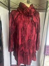 Mycra Pac Dontellaladies Reversible Raincoat With Carry Case Size Small/ Med Euc