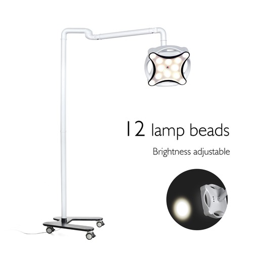 12W Floor Standing Dental Operation Shadowless Lamp Surgical Exam Light JD1700L