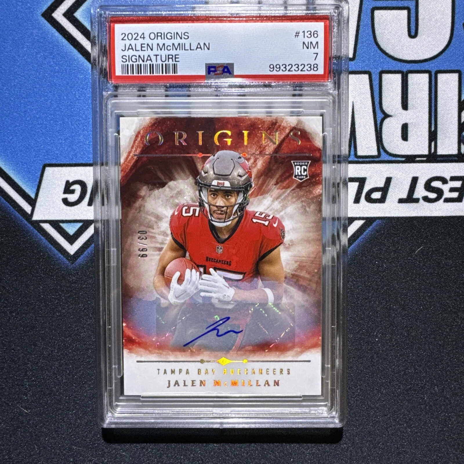 Jalen McMillan Panini Origins #136 Signature