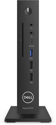 Dell WYSE 5070 Thin Clients Intel Celeron, 2,5GHz, 4GB, DDR4-SDRAM ThinOS