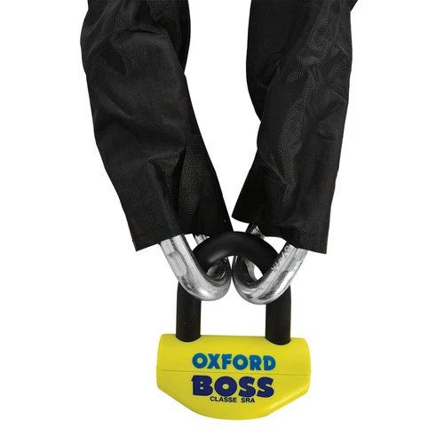 Oxford Bigboss 12 mm Kettenschloss 1,5 m HD sicher verkauft Gold Bügelschloss OF808