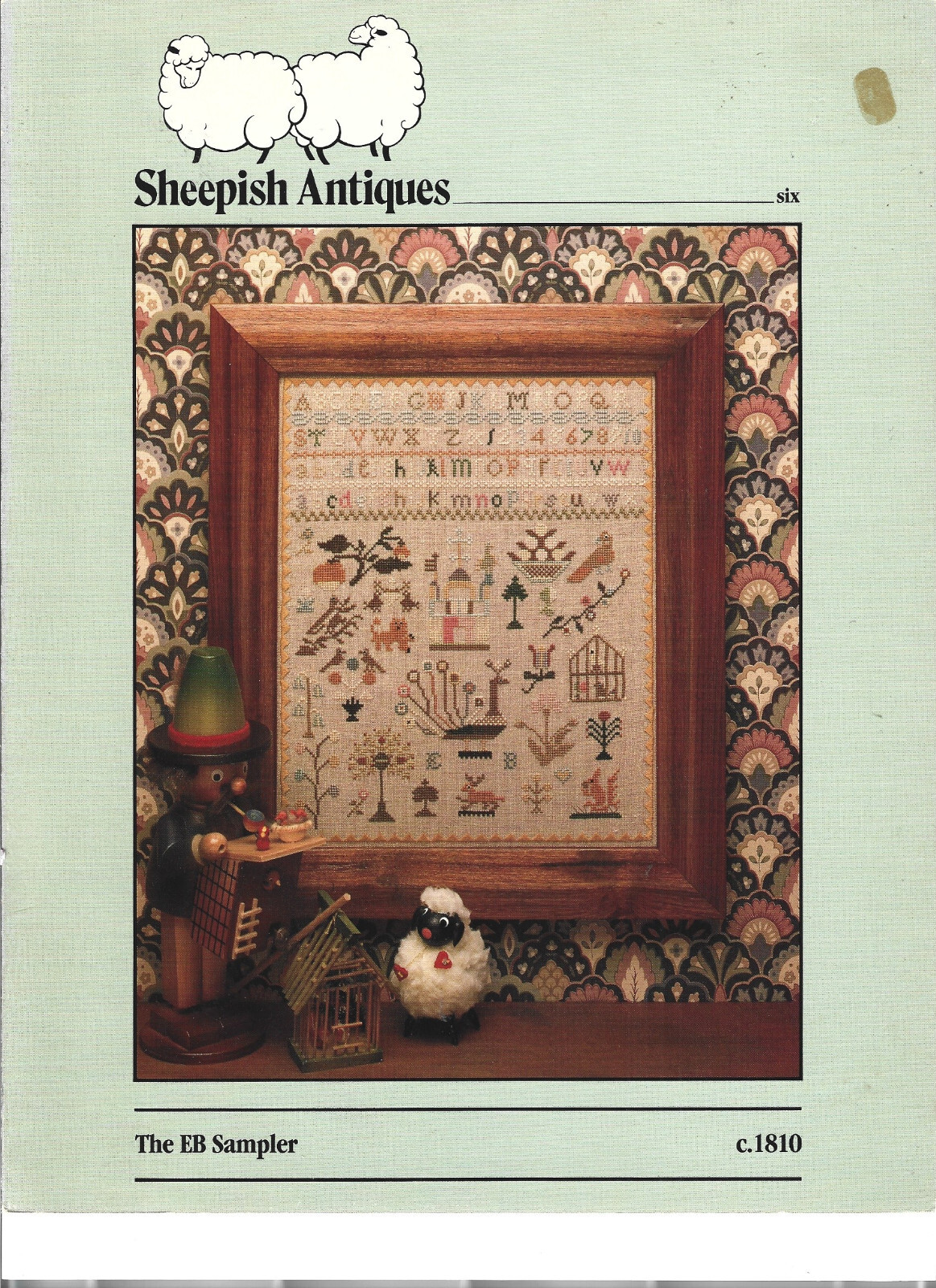 The EB Sampler C 1810 Sheepish Antiques Sampler Cross Stitch Chart | eBay