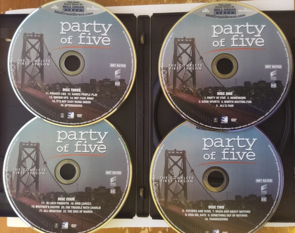 Party of Five - The Complete First Season (DVD, 2014, 4-Disc Set) - Image 3 of 3