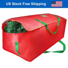Christmas Tree Storage Bag Zipper Heavy Duty Holiday Up to 9 Ft. Trees w Handles