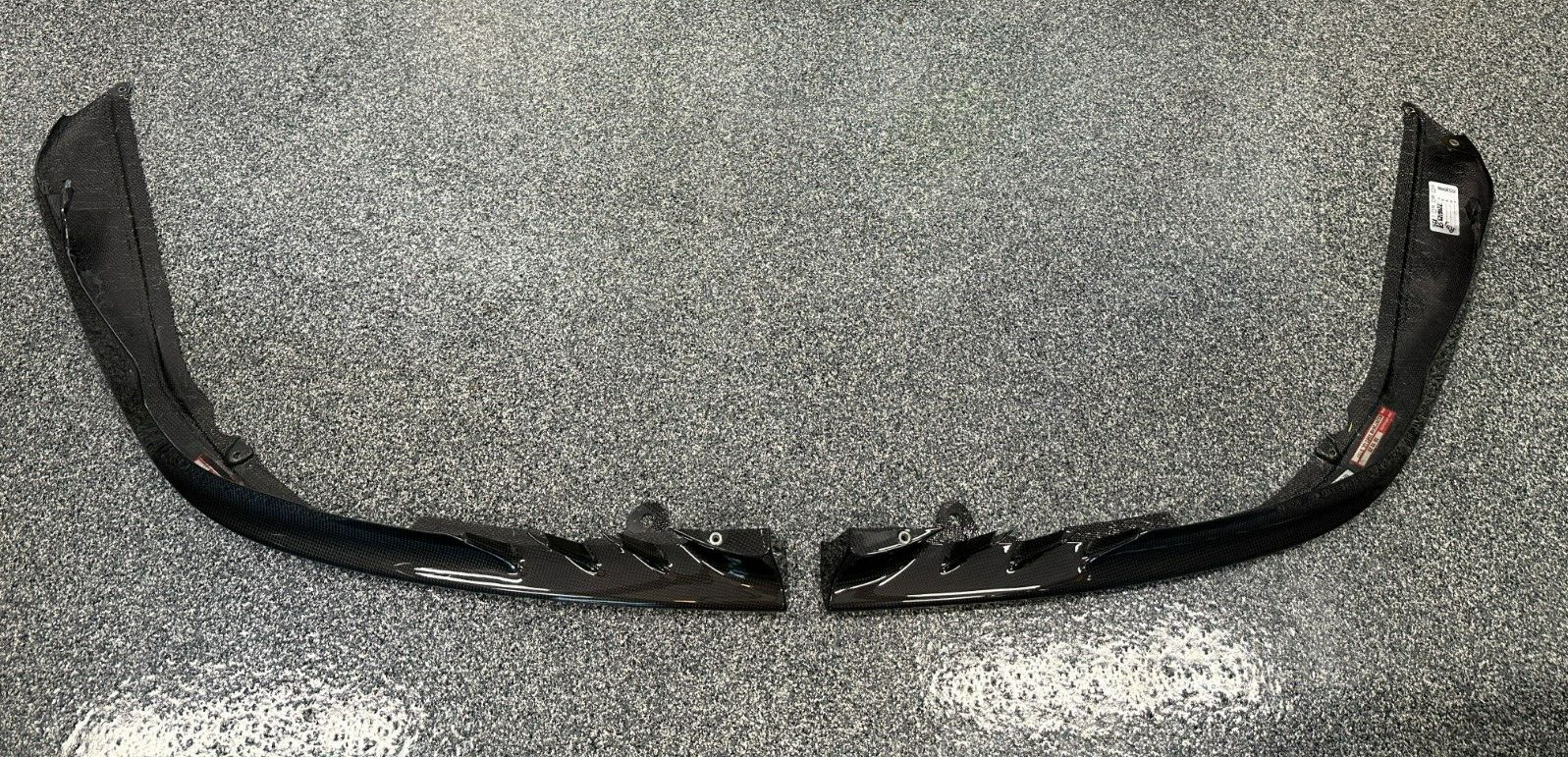 Ferrari SF90 Carbon Fiber SET front spoiler splitter center bumper Spider lip AC