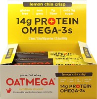 Oatmega Lemon Chia Crisp Oatmega Bar-12 Per Box on sale Oatmega Lemon Chia Crisp Oatmega Bar-12 Per Box on sale