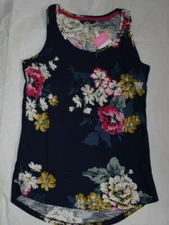 Joules Cotton Top UK6 Bo Print Camfloral EU34 US2 Sleevless Lightweight 