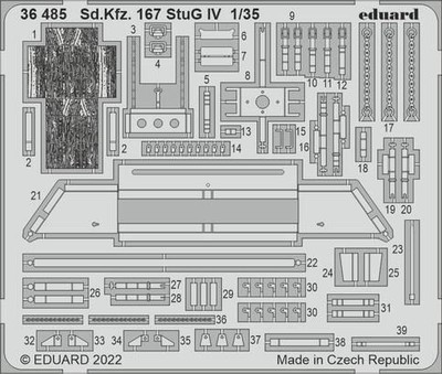 EDUARD 36485 SD.KFZ. 167 STUG IV (RYEFIELD MODELS) 1/35