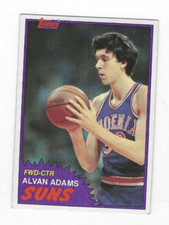 1981-82 TOPPS ALVAN ADAMS #79 WEST PHEONIX SUNS