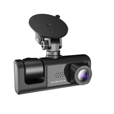 3 Lens Car Dash Cam 1080P Front/Rear/Inside DVR Video Recorder Camera G-Sensor