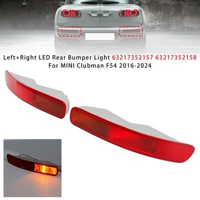 Left+Right  Rear Bumper Light 63217352157 58 Für MINI Clubman F54 2016-2024