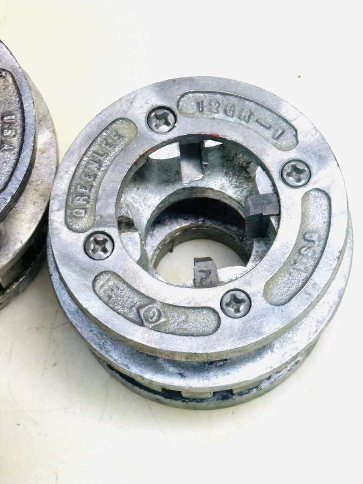 GREENLEE 12R 12GR 1/2''-2'' DIE SET FOR A GREENLEE 440 PORTABLE PIPE THREADER - Image 3 of 4