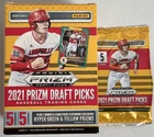 YOU PICK Base Chrome Card Singles 1-220 - 2021 Panini Prizm Draft Picks Baseball